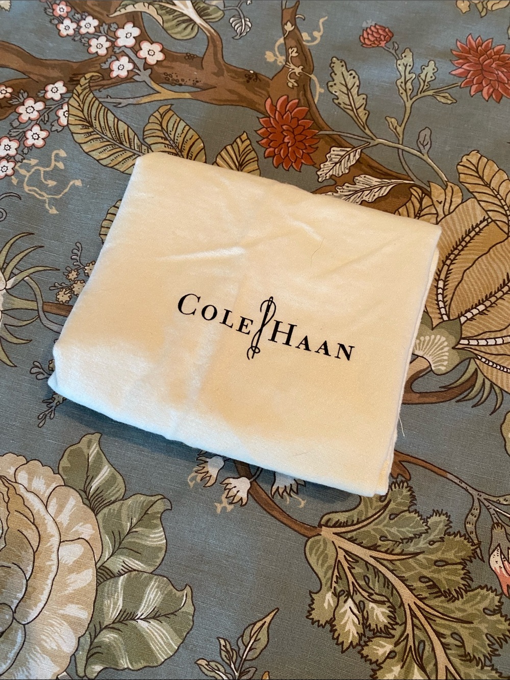 Cole Haan White Drawstring Dust Bag